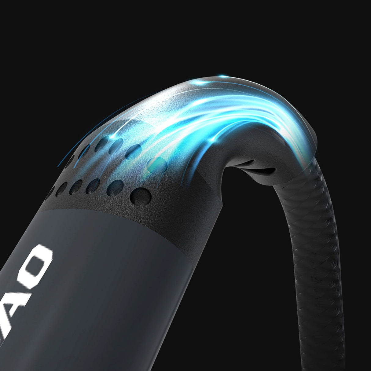 Cabo Dudao L3ST USB-A - USB-C 5A 1.2m - Preto Trançado