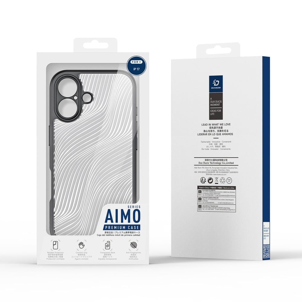 Capa Dux Ducis Aimo para iPhone 17 – Preta
