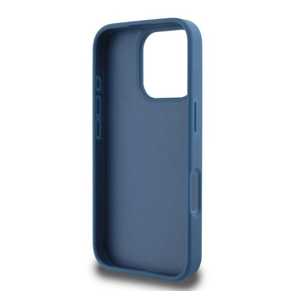 Capa Guess 4G com Listras Inferiores para iPhone 16 Pro Max - Azul