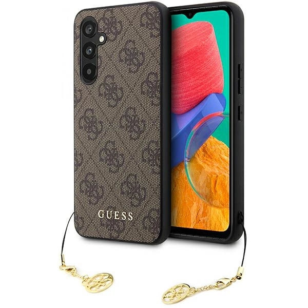 Capa Guess 4G Charms Collection Samsung Galaxy A54 5G - Brown