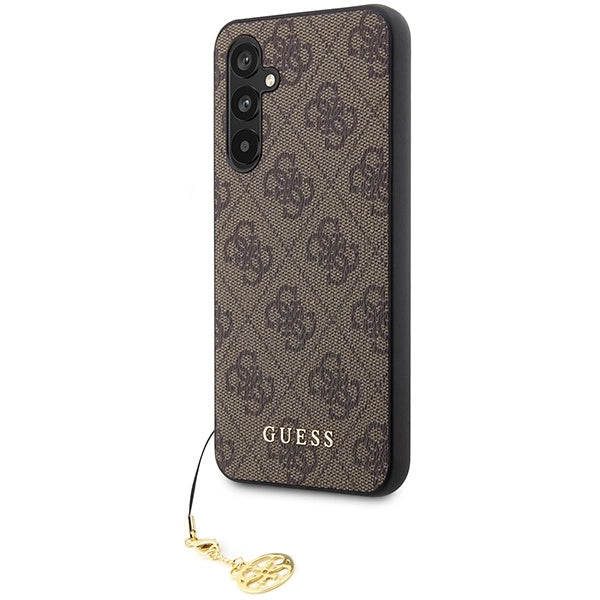 Capa Guess 4G Charms Collection Samsung Galaxy A54 5G - Brown