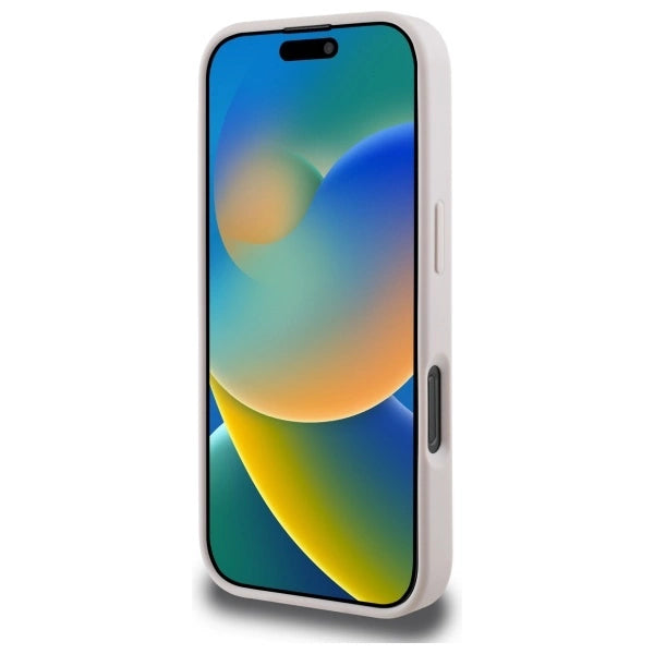 Capa Guess 4G Ring Classic Logo MagSafe para iPhone 16 Pro Max - Rosa