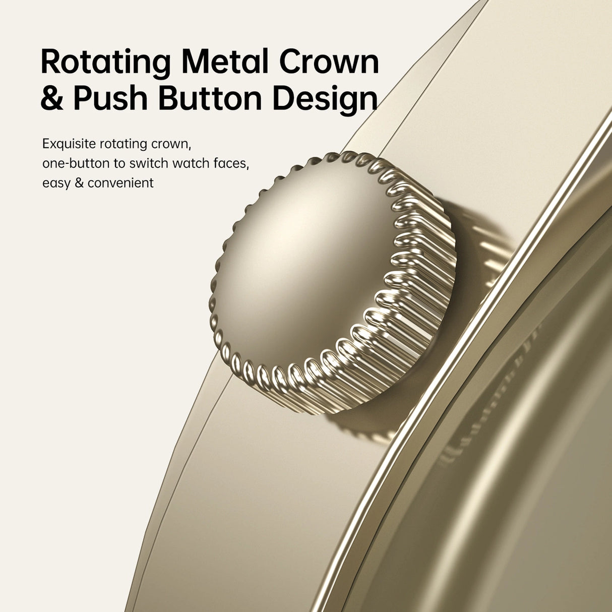 Smartwatch Joyroom Classic Series JR-FC2 - dourado