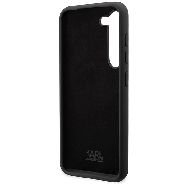 Capa Karl Lagerfeld de Silicone Choupette para Samsung Galaxy S24+ - preta
