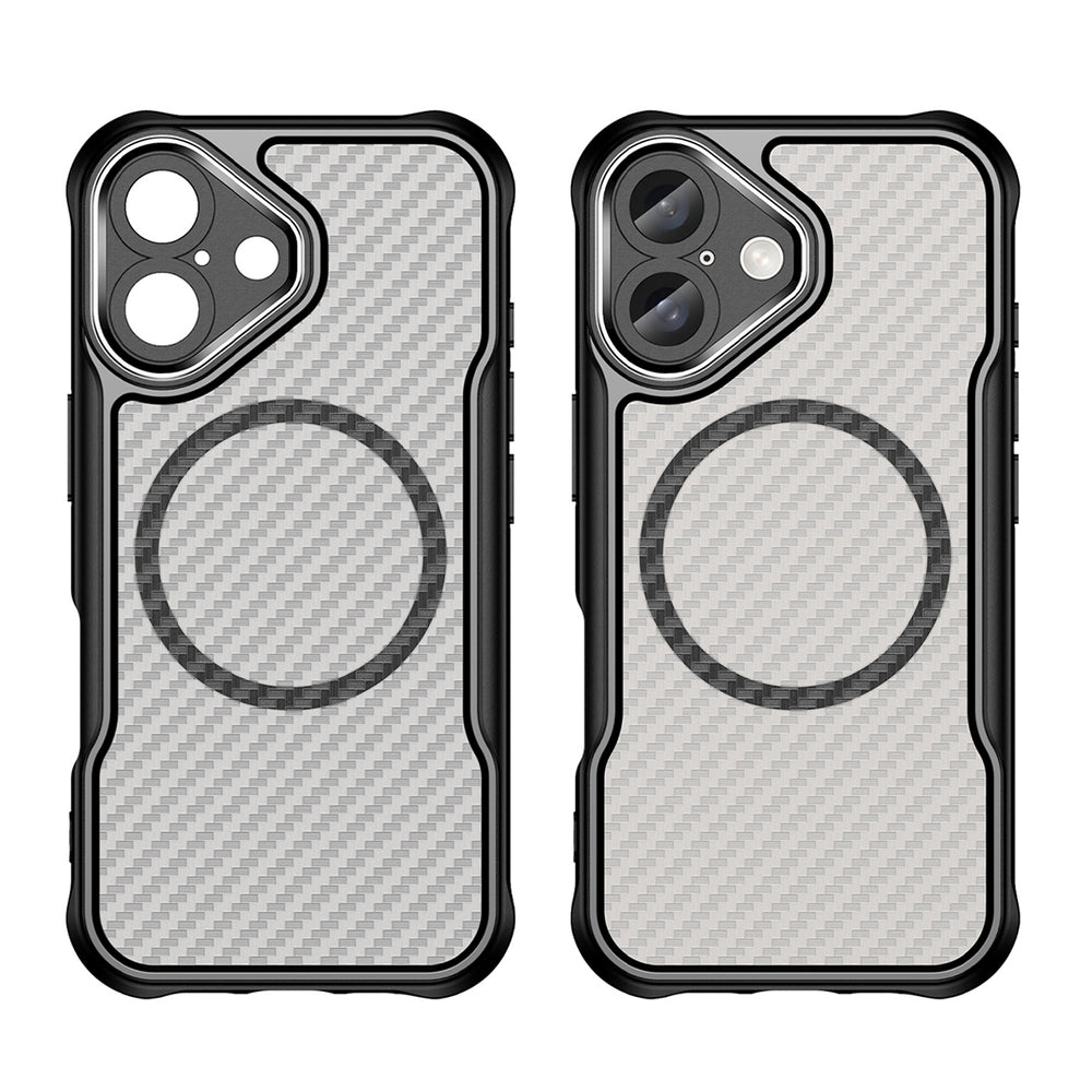 Capa de Silicone MagSafe Leading Series para iPhone 16 / Preta