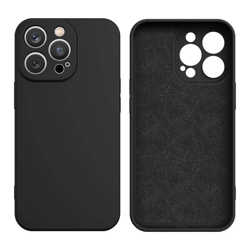 Capa Silicone Case para iPhone 14 Plus – Preta