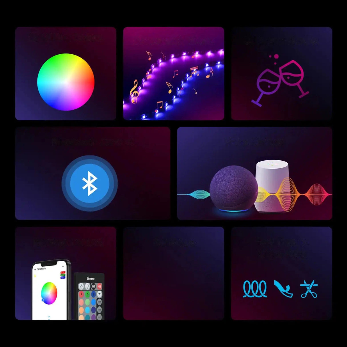 Sonoff Fita led L2 Smart Rgb Wi-fi 12V Dc IP65 (5 Mts) - L2-5M