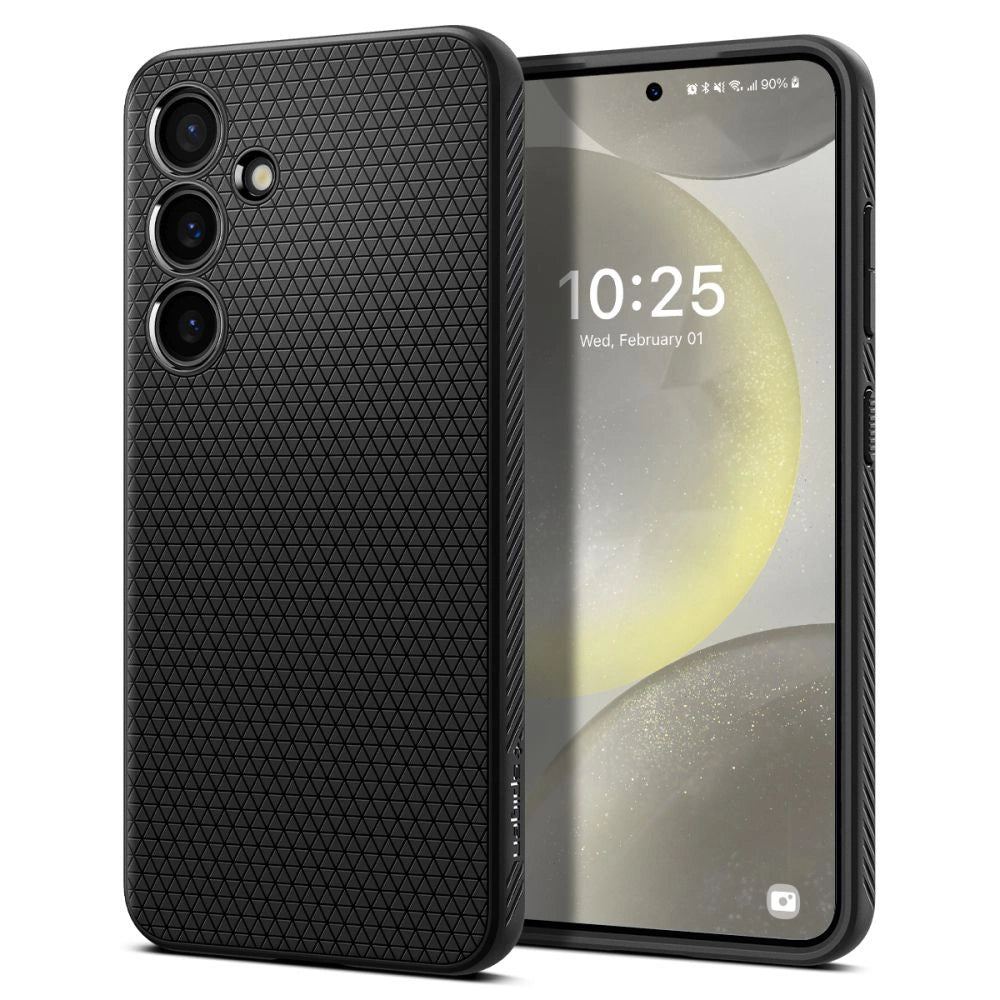 Capa Spigen Liquid Air para Samsung Galaxy S24 - preto fosco