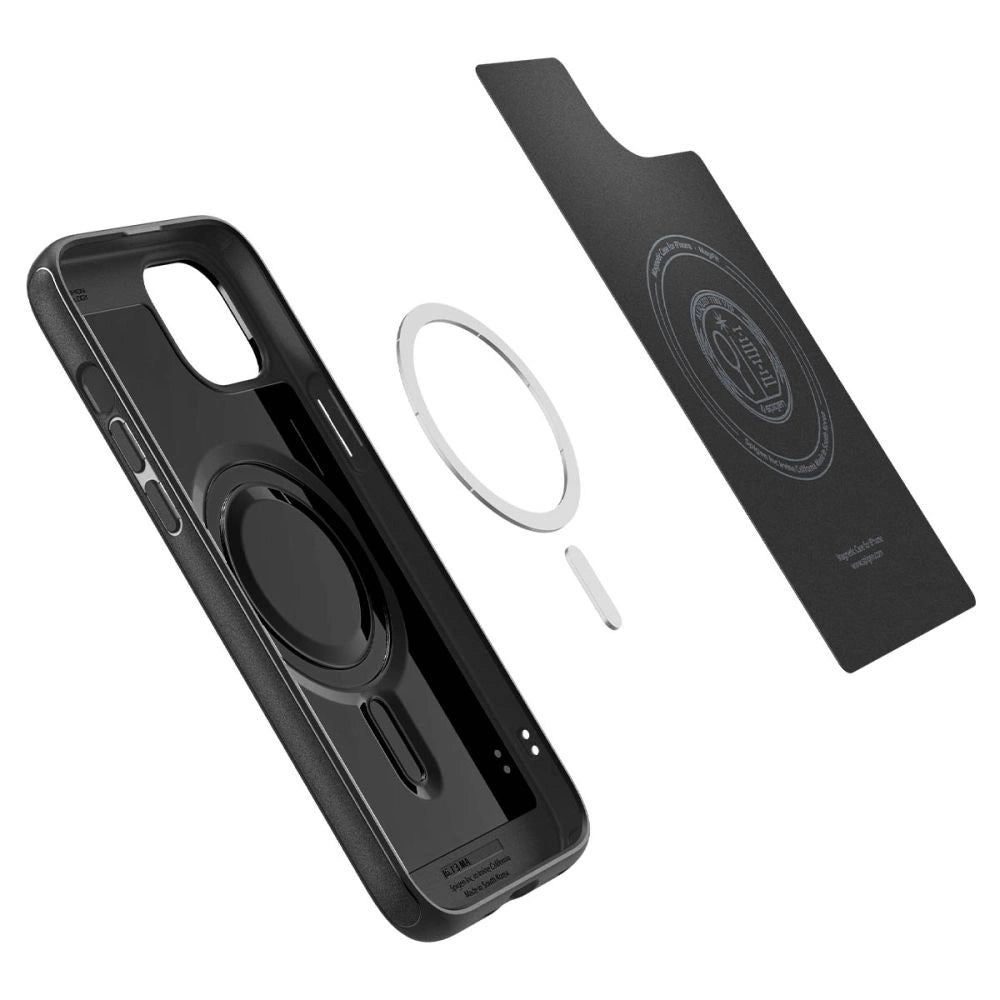 Capa Spigen Mag Armor MagSafe para iPhone 15 - preto fosco