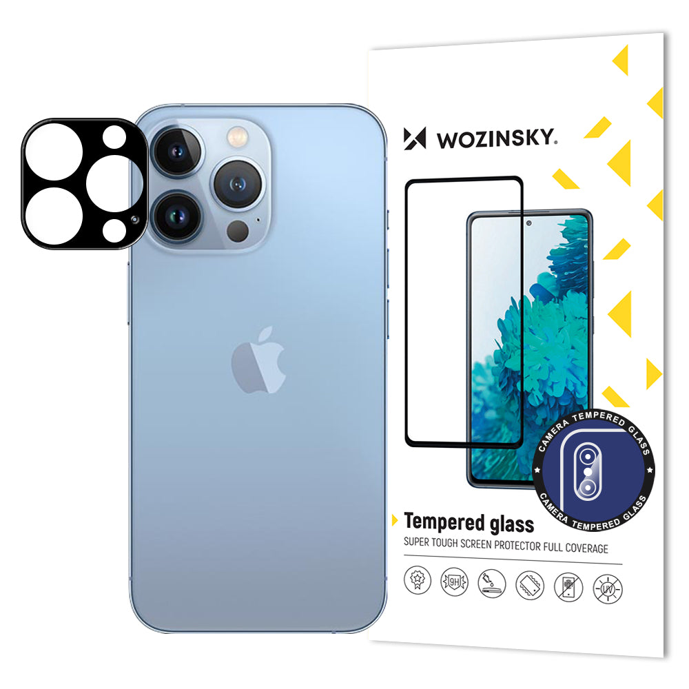 Película Câmera iPhone 13 Pro Max WOZINSKY Vidro Full Cover Transparente
