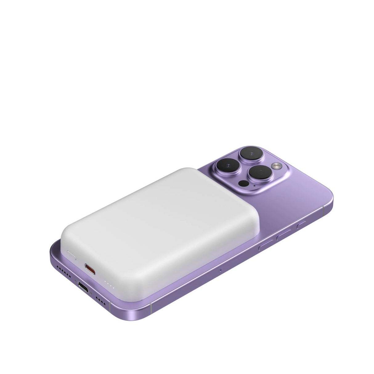 Wozinsky Batería Externa Magnética 10000mAh Powerbank Branco + Cabo USB-C