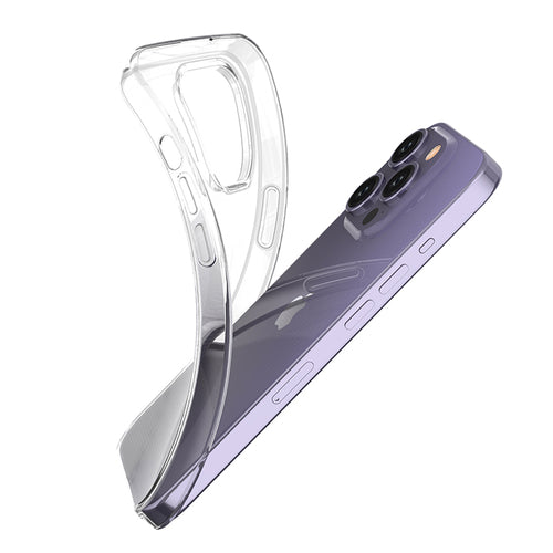 Capa para iPhone 15 Pro da série Ultra Clear na cor transparente
