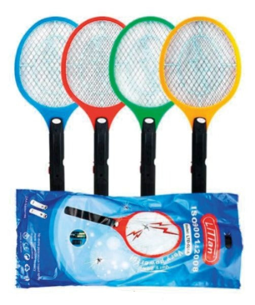 Raquete Mata-Moscas Elétrica a Pilhas