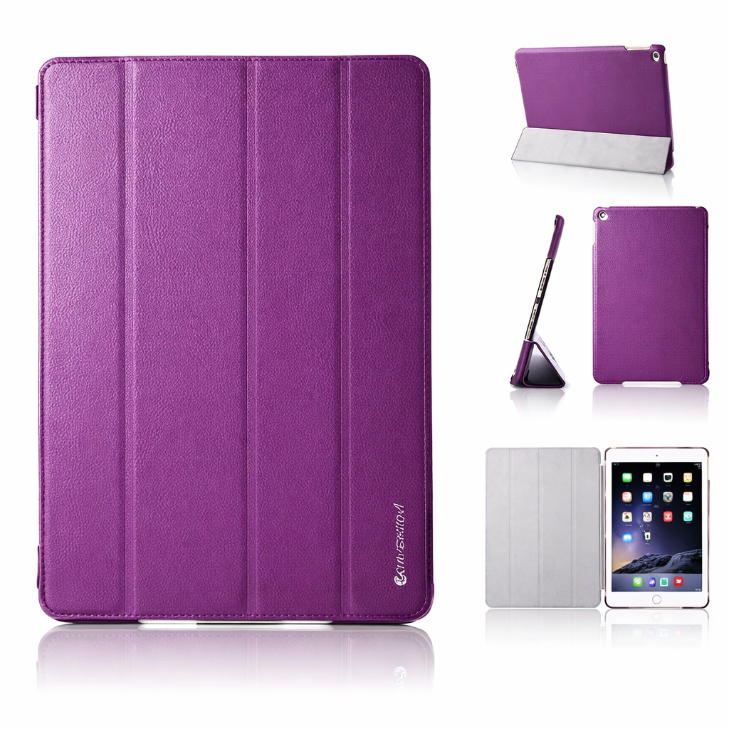 Capa Apple iPad Air 2 (A1566 / A1567) 9.7" Trifold Invision Roxo