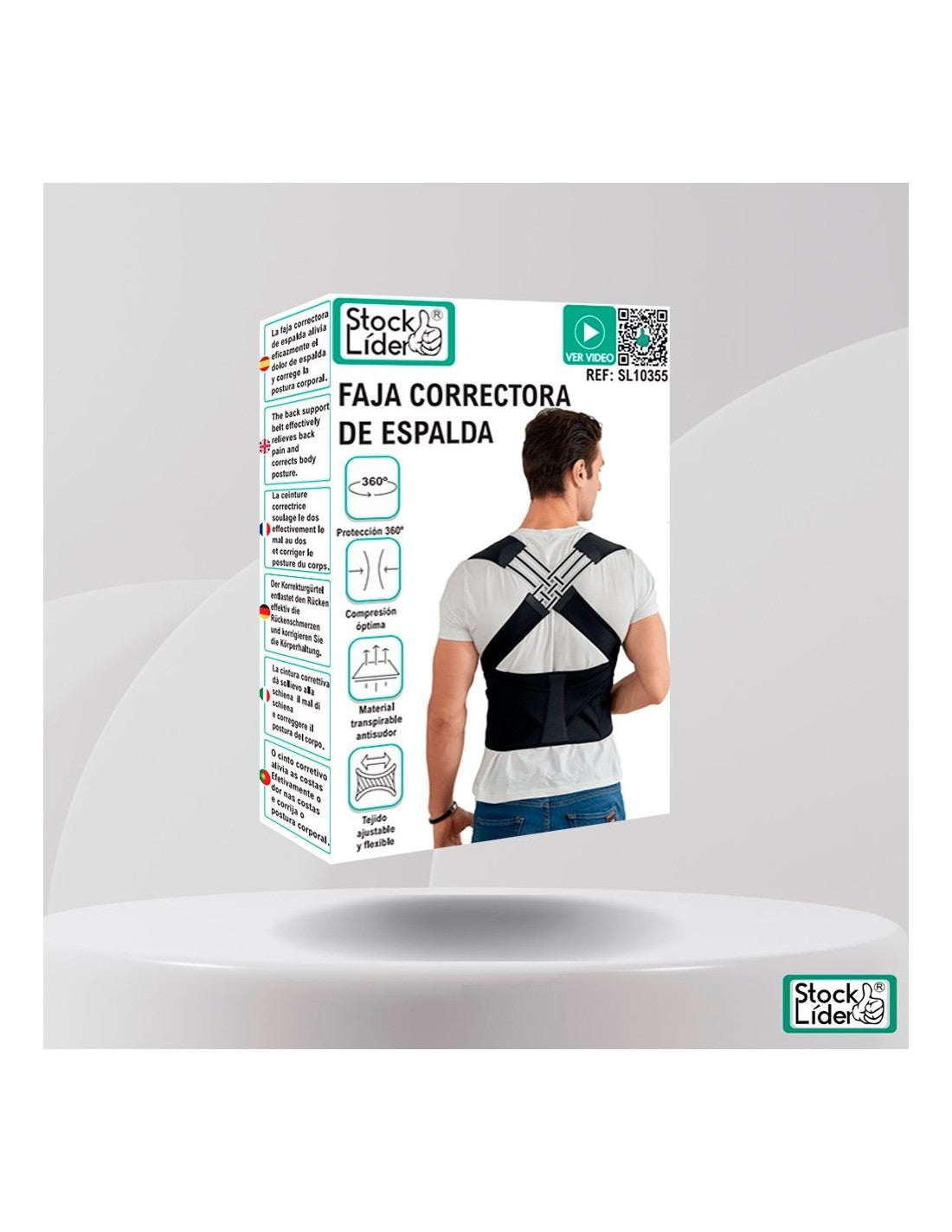 Faixa Corretora de Postura para Costas