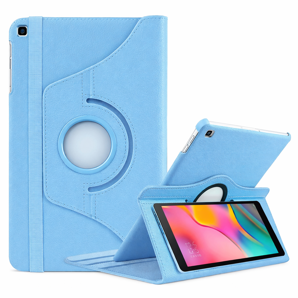 Capa Rotação 360º Tipo Livro com Stand para Samsung Galaxy Tab A 10.1 (2019) T510 / T515 – Multi4you® Azul Claro