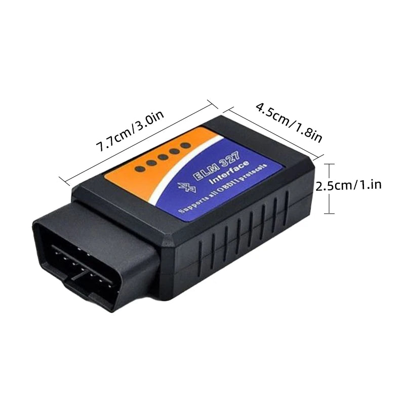 Mini ELM327 Bluetooth OBD Diagnóstico Automóvel v2 Android - ios Multi4you