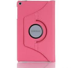 Capa Rotação 360 Tipo Livro Stand Case Rotating para Samsung Galaxy Tab A 8.0 (2019) T290 / T295 Rosa - Multi4you®