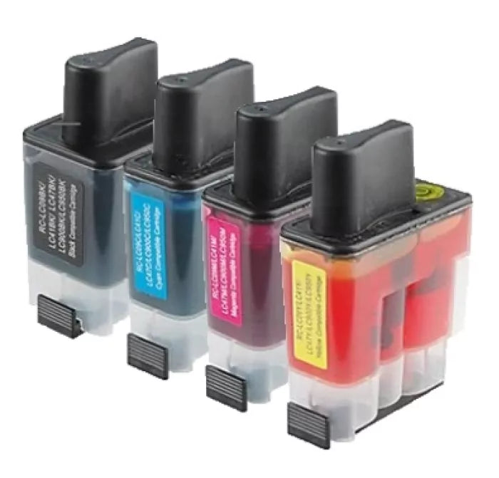Conjunto 4 Tinteiros Compatíveis Brother LC900 / LC950