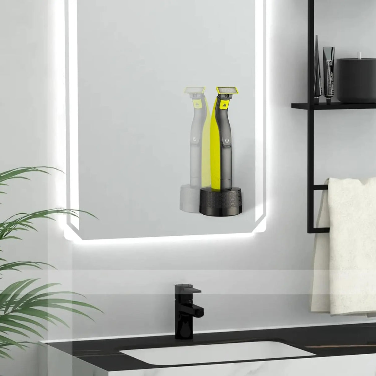 Suporte de Carregador de Base para Philips OneBlade – Montagem na Parede Multi4you