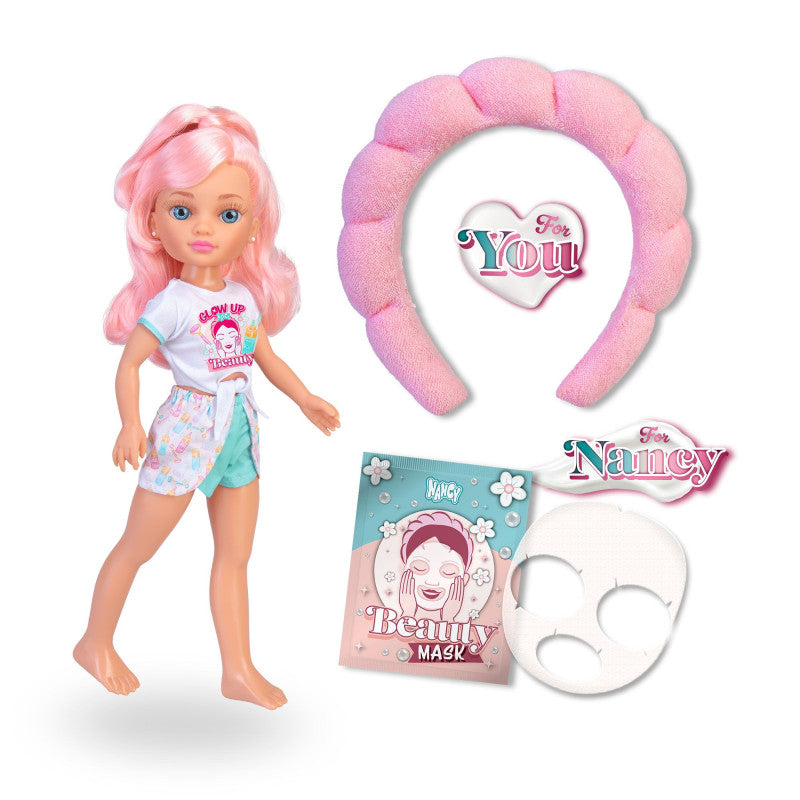 Boneca Nancy - Glow Up Pack de Beleza