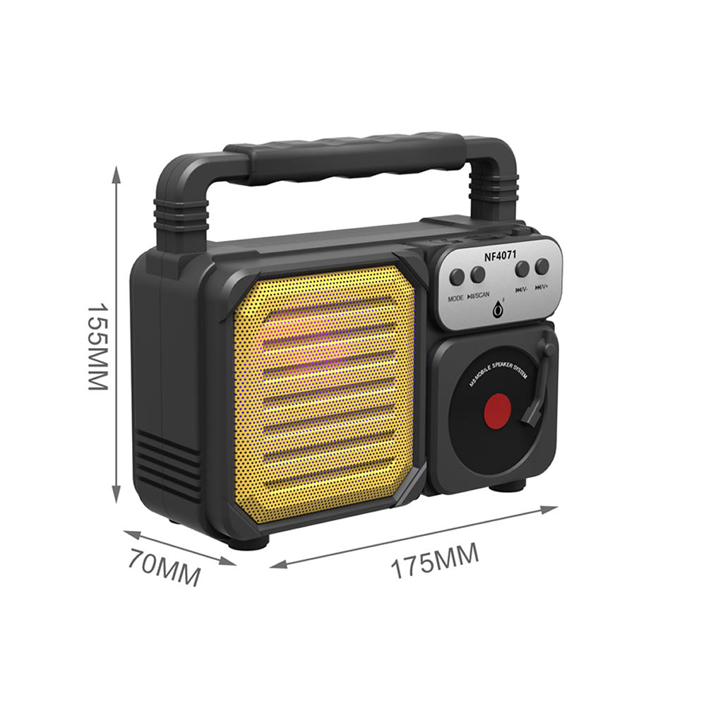 Coluna Bluetooth One Plus Nf4071 - 1000mah Disk/Usb/Tf Card/Fm Radio