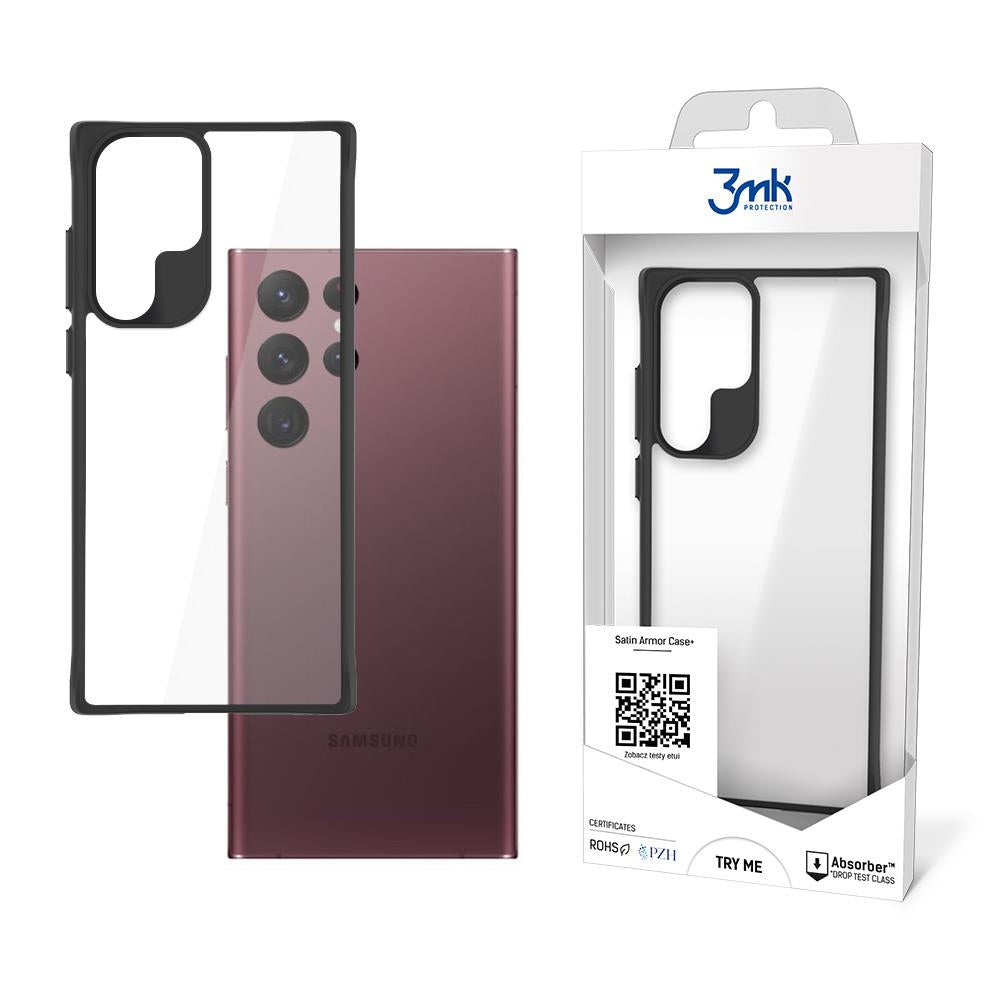Etui 3mk Satin Armor Case+ para Samsung Galaxy S22 Ultra 5G - transparente