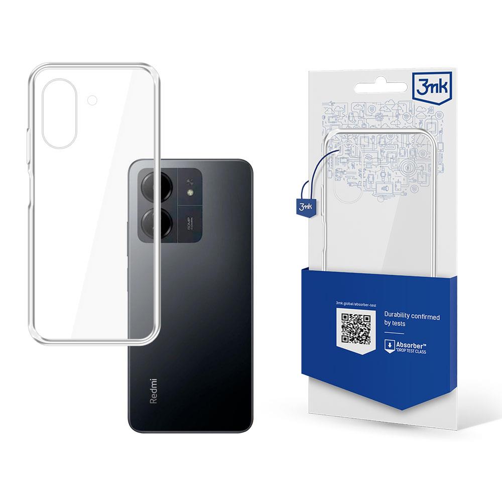 Capa Transparente 3mk Clear Case para Redmi 13C / Poco C65 - transparente
