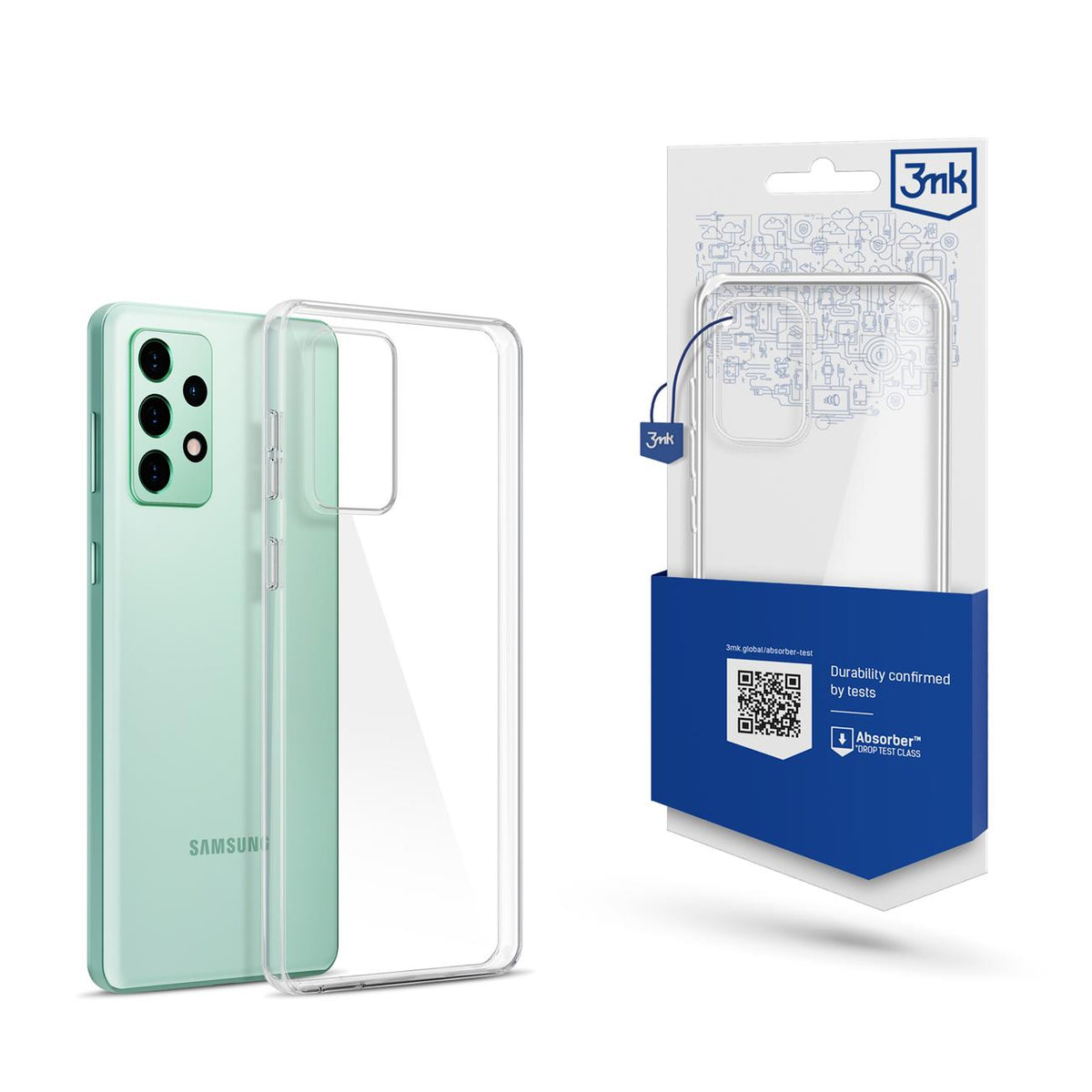 Capa Transparente 3mk Etui para Samsung Galaxy A73 5G - transparente