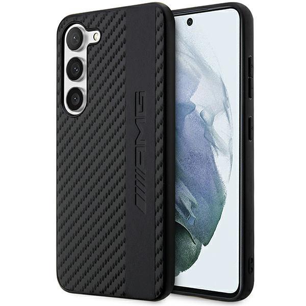 Etui AMG Carbon Stripe&Embossed para Samsung Galaxy S23 - preto