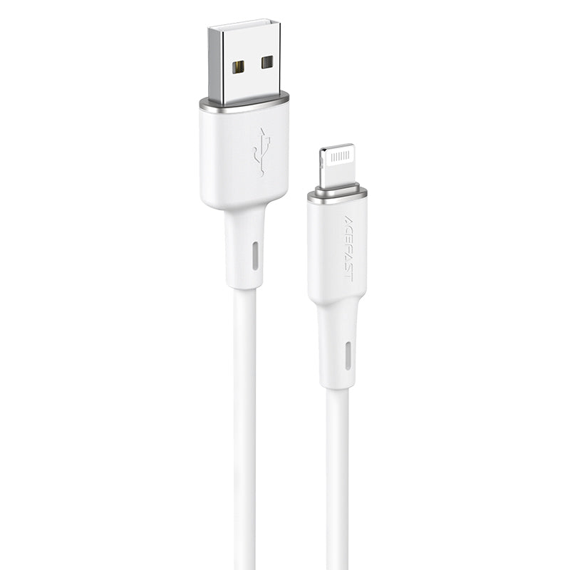 Cabo Acefast MFI USB - Lightning 1,2m, 2,4A branco (C2-02 branco)
