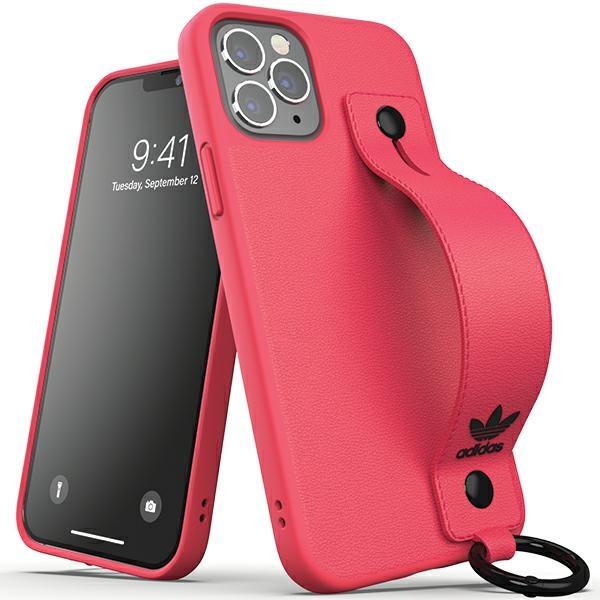 Capa com Alça de Mão Adidas OR para iPhone 12 / iPhone 12 Pro - rosa