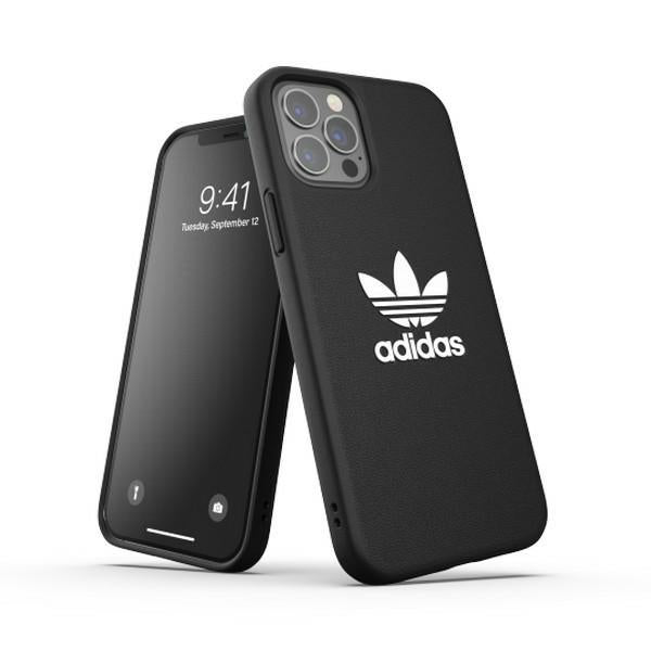 Capa Moldada Básica Adidas OR para iPhone 12 / iPhone 12 Pro - preto e branco