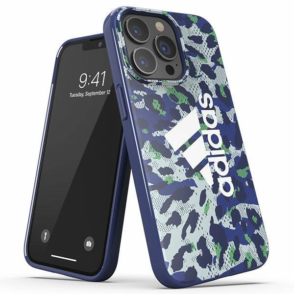 Etui Adidas OR SnapCase Leopard para iPhone 13 / iPhone 13 Pro - azul