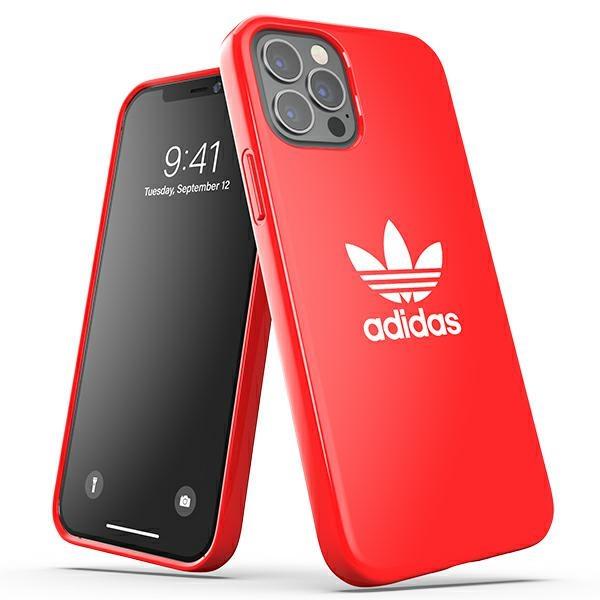 Capa Adidas OR SnapCase Trefoil para iPhone 12 / iPhone 12 Pro - vermelha
