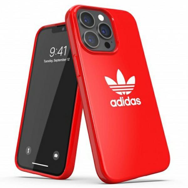 Capa Adidas OR SnapCase Trefoil para iPhone 13 Pro / iPhone 13 - vermelha