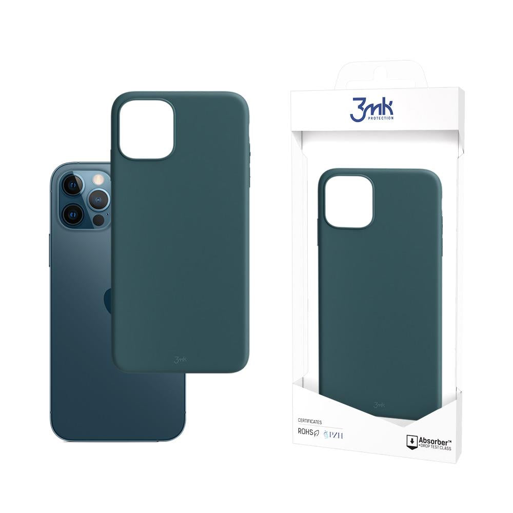 Capa 3mk Matt Case para iPhone 12 / iPhone 12 Pro - verde