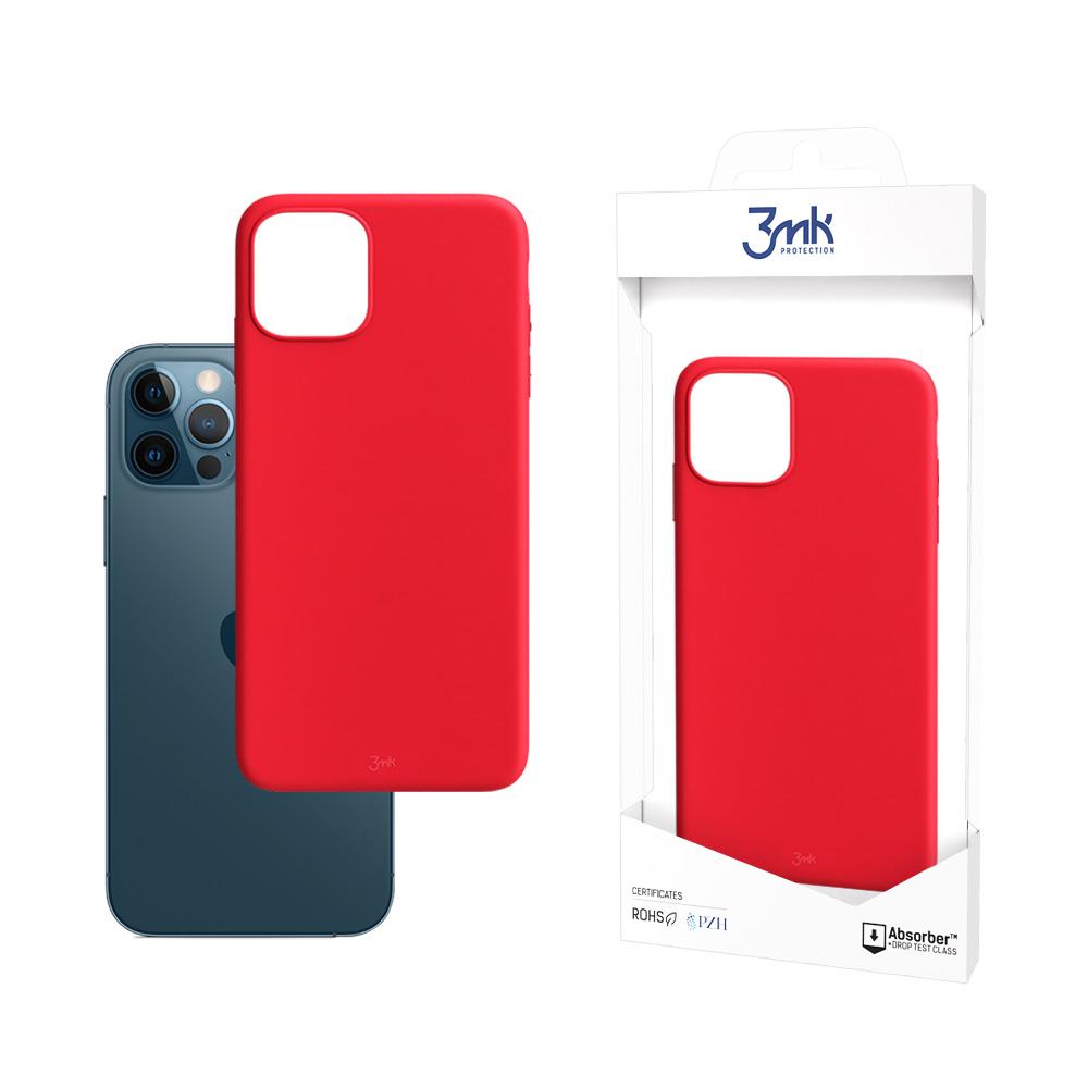 Capa 3mk Matt Case para iPhone 12/12 Pro - vermelha