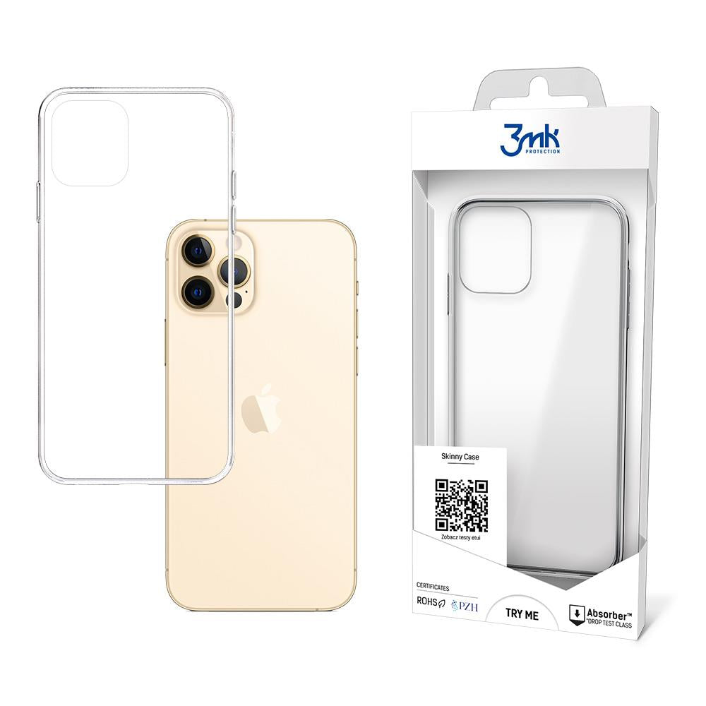 Capa 3mk Skinny Case para iPhone 12 / 12 Pro - transparente