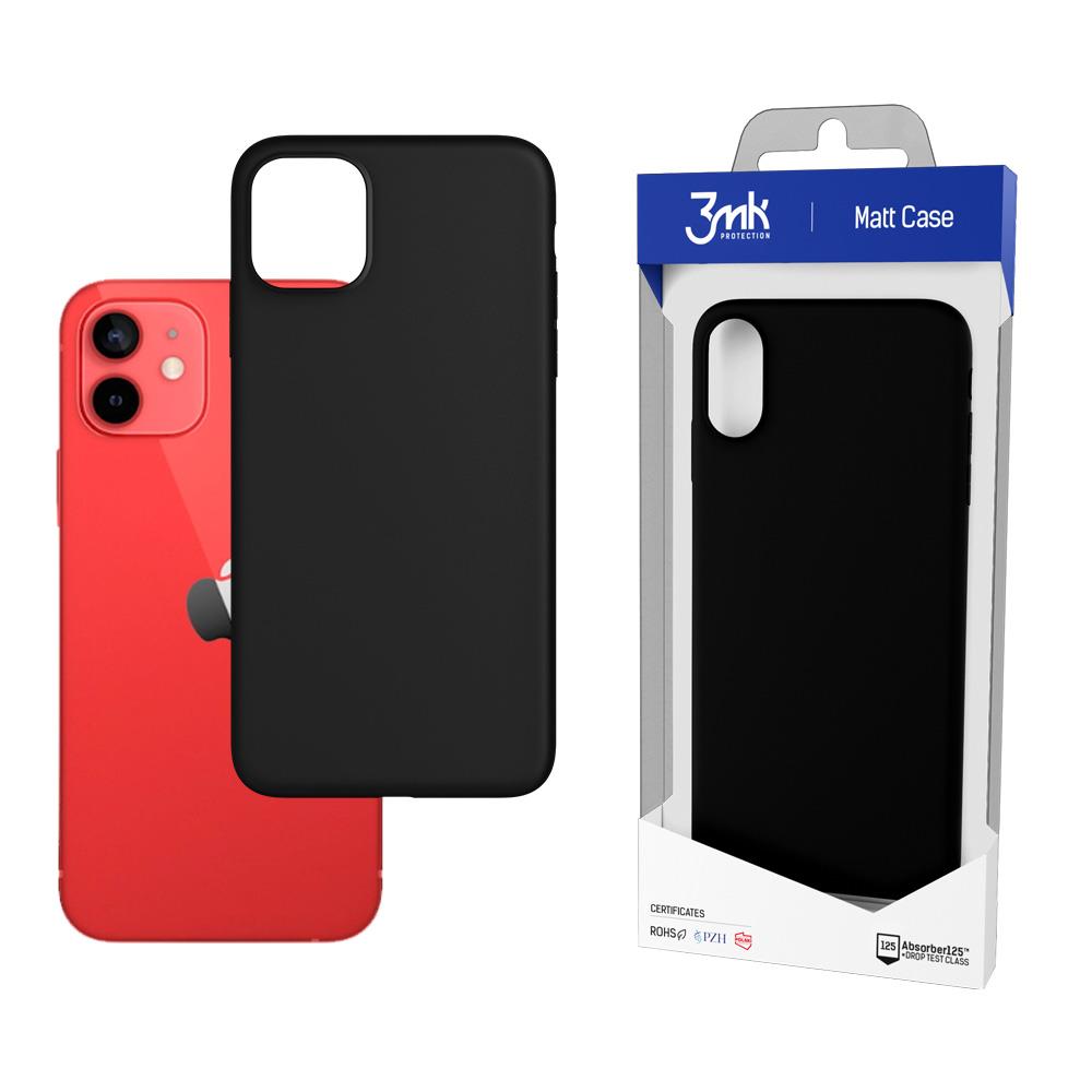 Capa 3mk Matt Case para iPhone 12 mini - preta