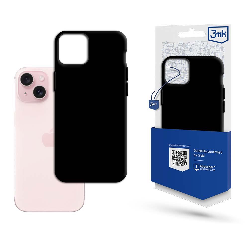 Capa 3mk Matt Case para iPhone 15 Plus - preta