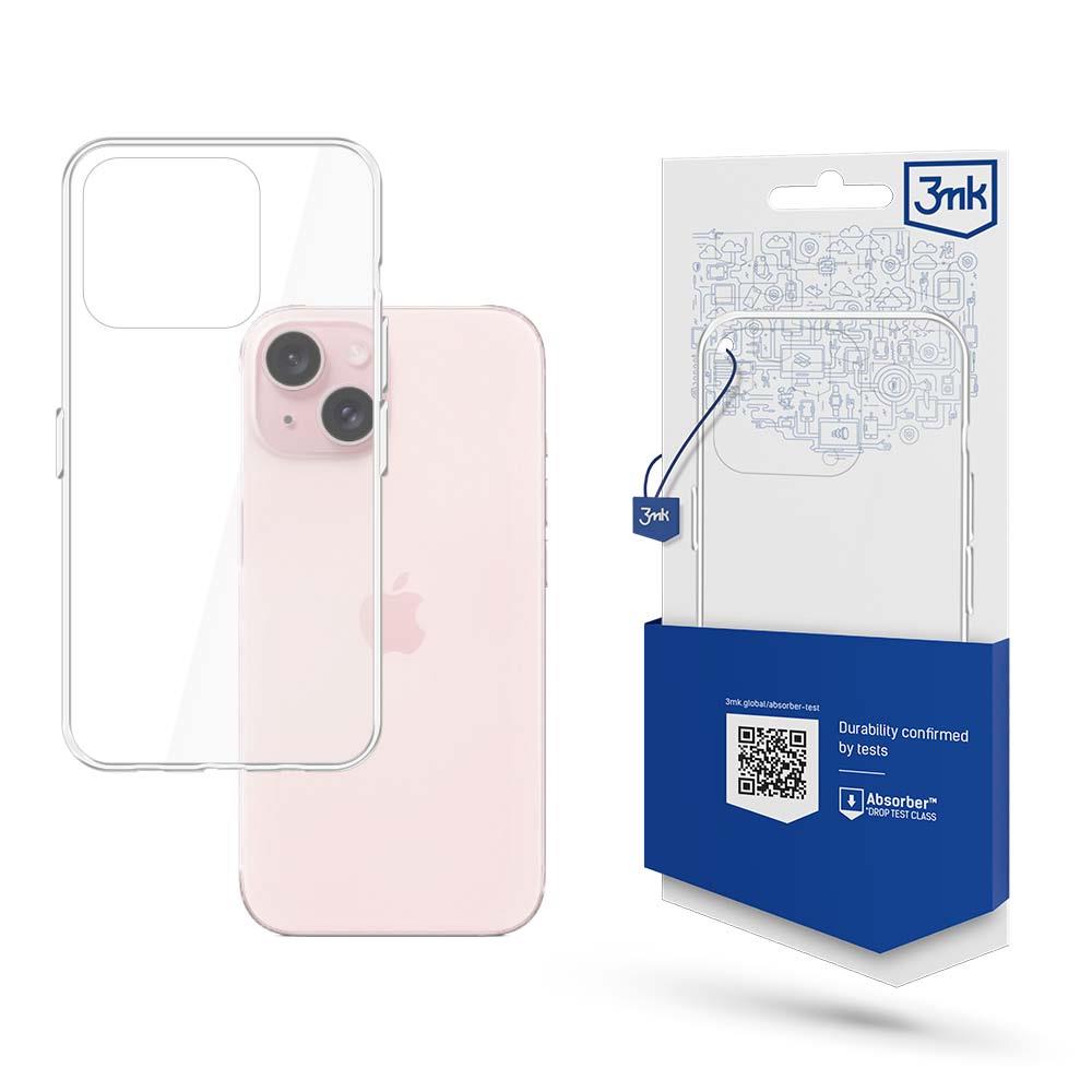 Capa 3mk Armor Case para iPhone 15 Plus - transparente