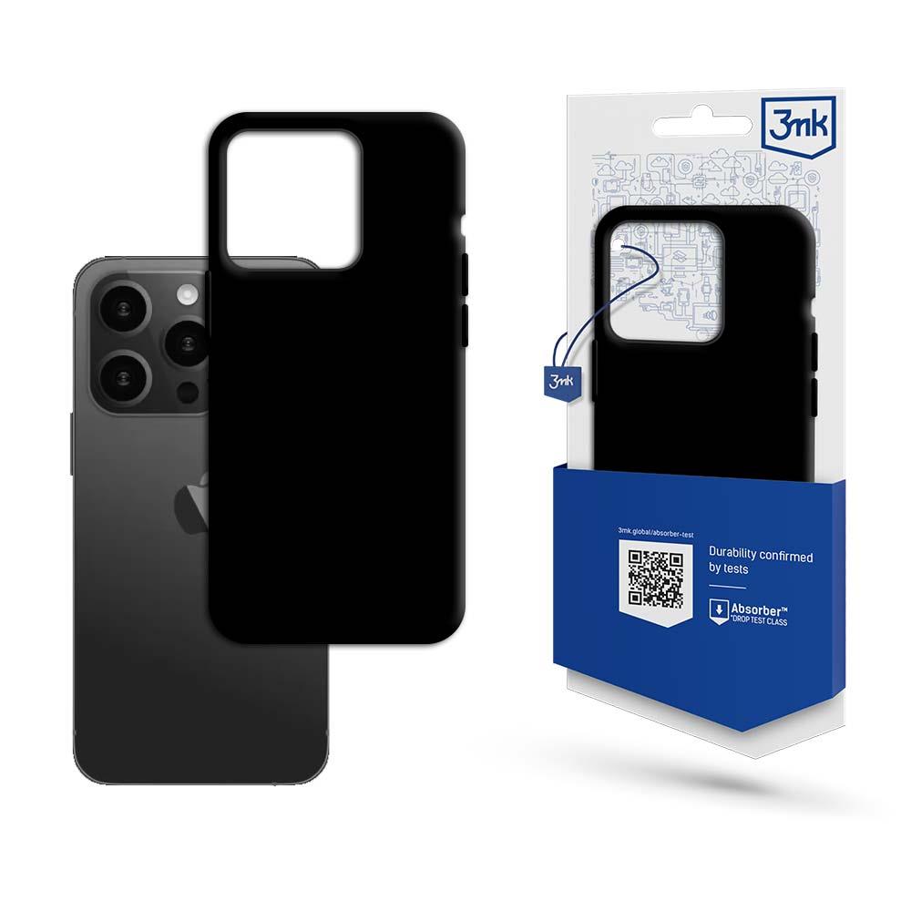 Capa 3mk Matt Case para iPhone 15 Pro - preta