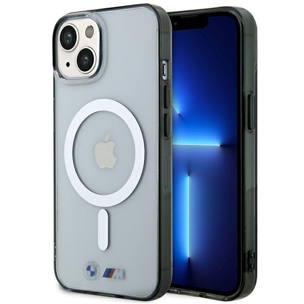 Capa BMW Silver Ring MagSafe para iPhone 14 - transparente