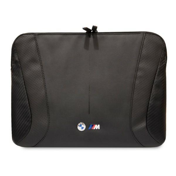 Capa BMW Carbon&Perforated para laptop de 16" - preta