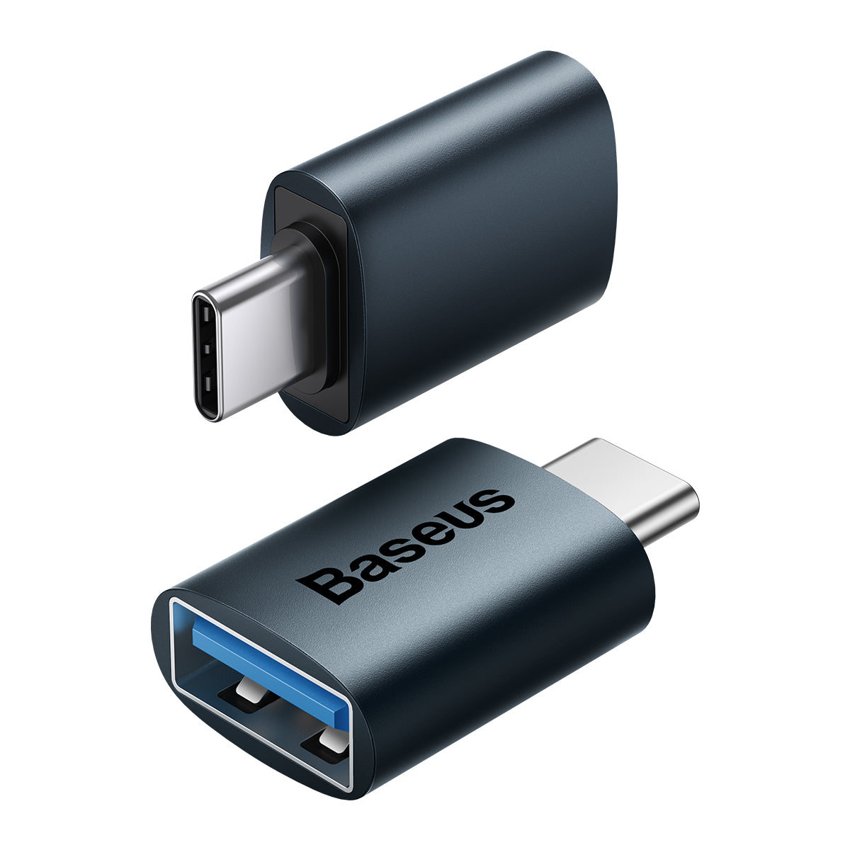 Adaptador Baseus Ingenuity Series de USB-C para USB-A 10Gb/s - azul