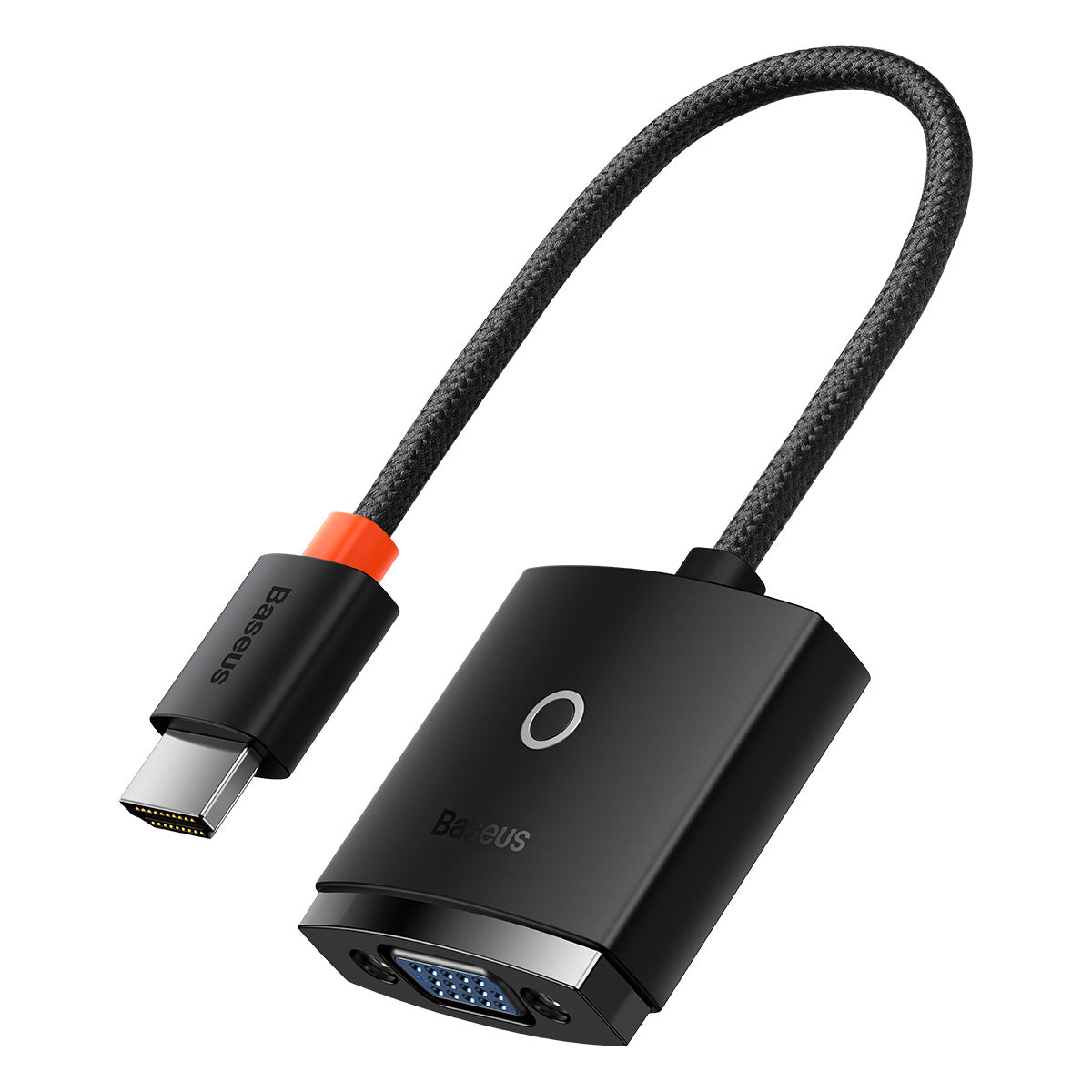 Adaptador Baseus Lite Series de HDMI para VGA preto (WKQX010001)