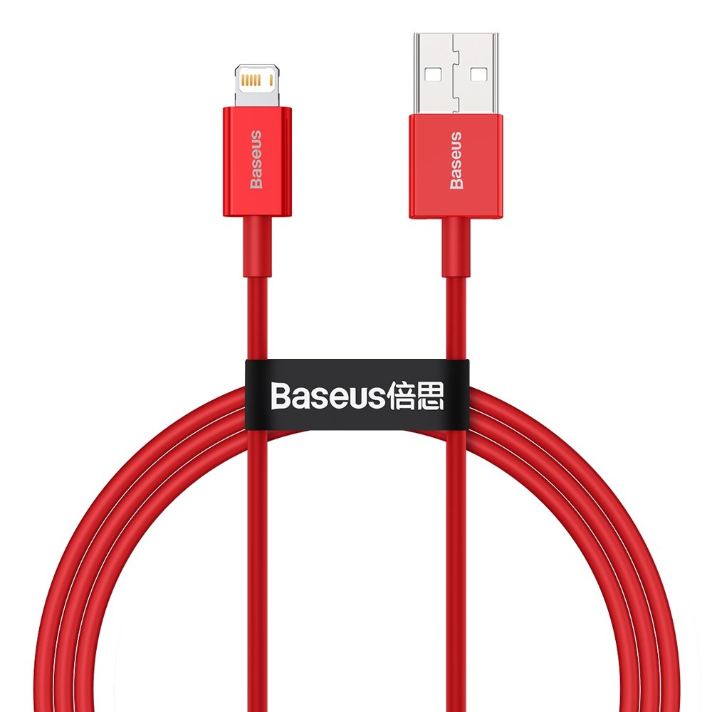 Baseus Superior cabo USB - Lightning 2,4 A 1 m preto (CALYS-A01)