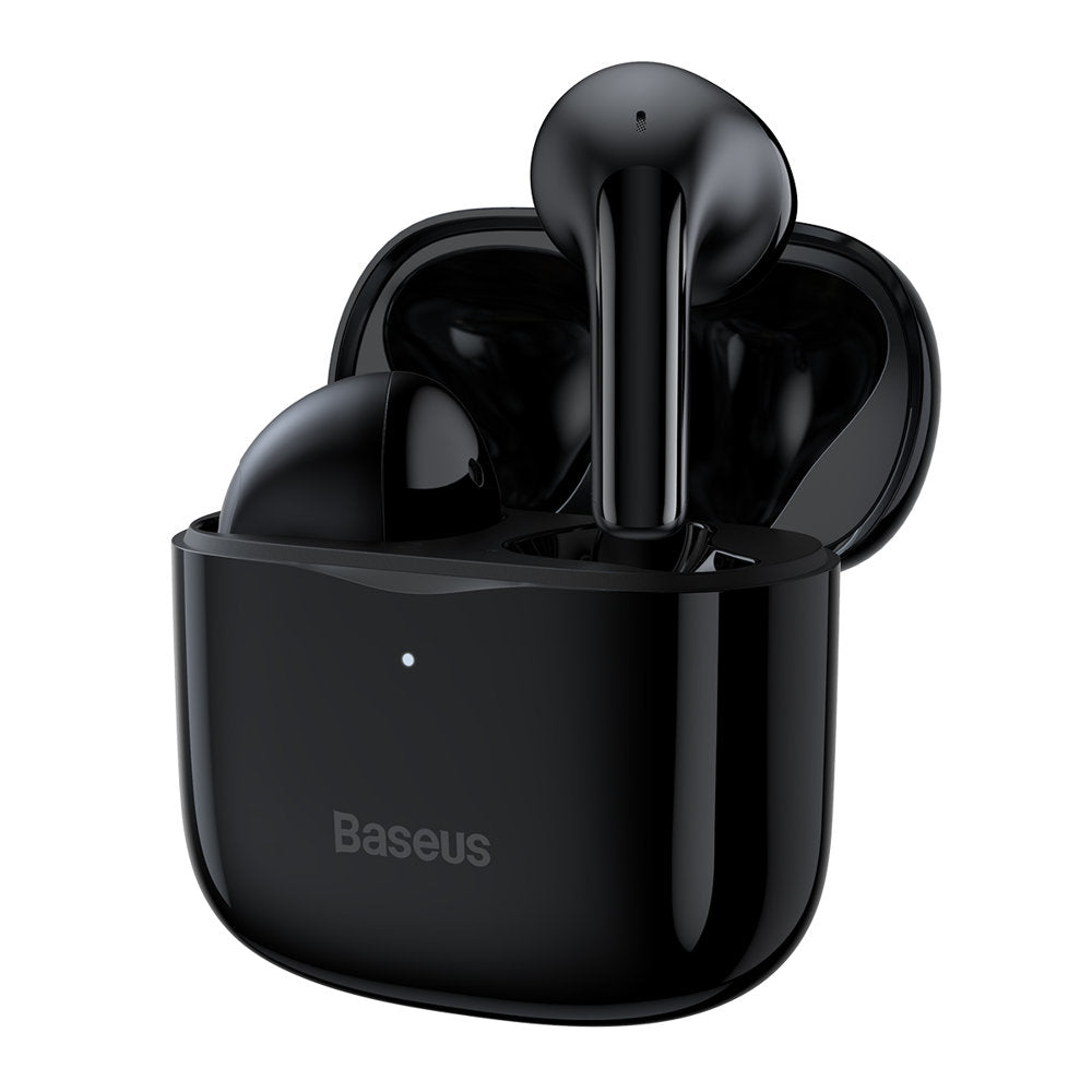Baseus E3 fones de ouvido sem fio Bluetooth 5.0 TWS intra-auriculares à prova d'água IP64 preto (NGTW080001)