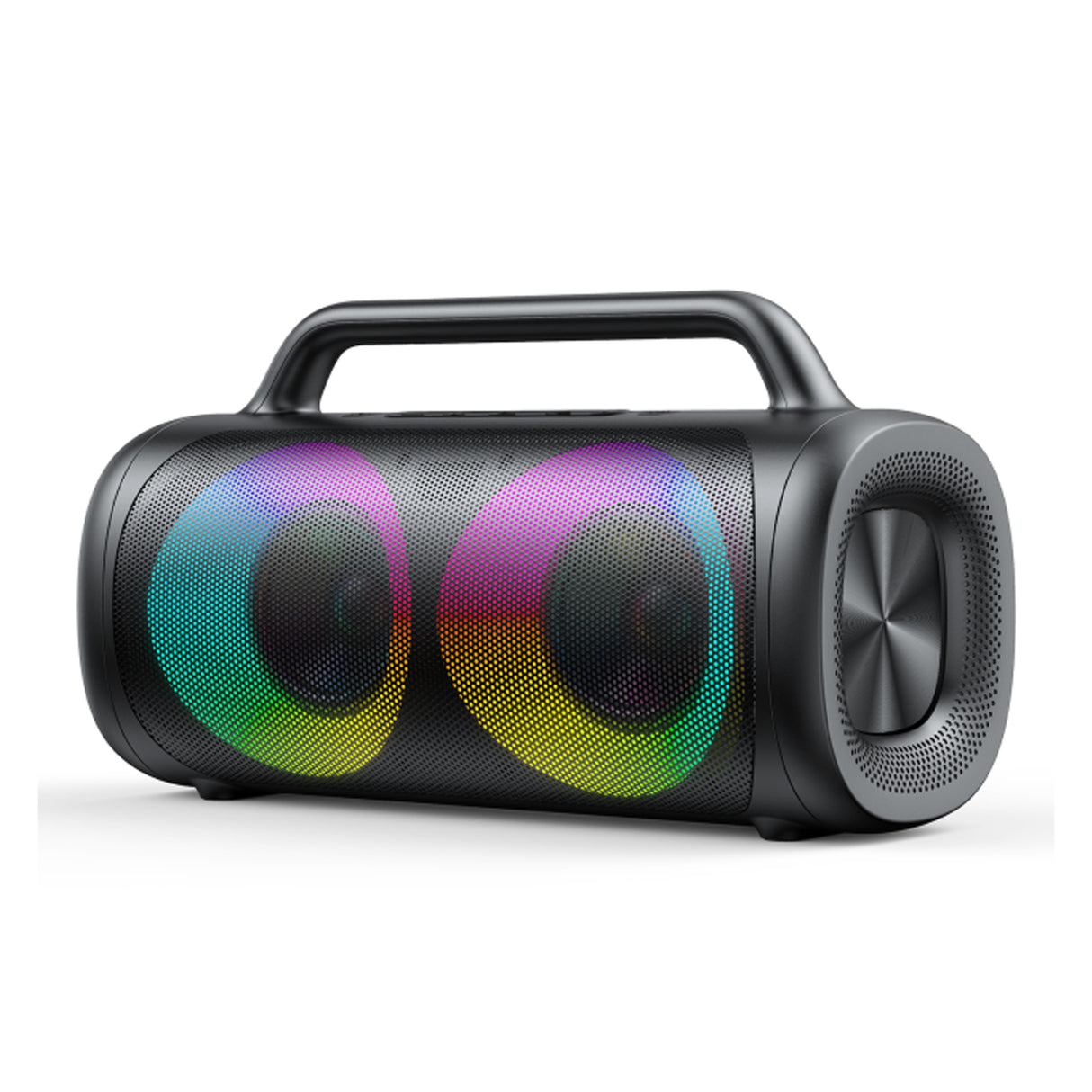 Joyroom alto-falante bluetooth sem fio 5.1 com iluminação LED colorida preto (JR-MW02)